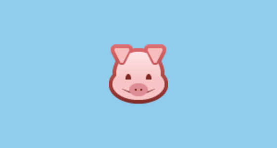 🐷 Pig Face Emoji on Facebook 1.0