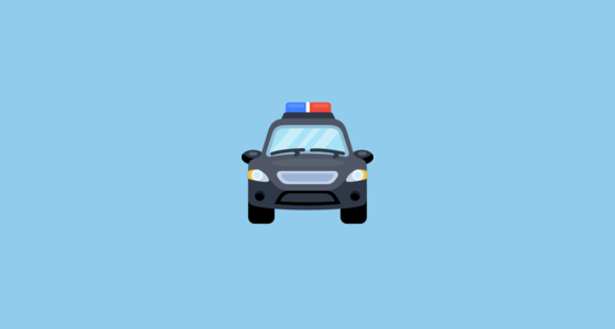 ๐ Oncoming Police Car Emoji on Facebook 2.2