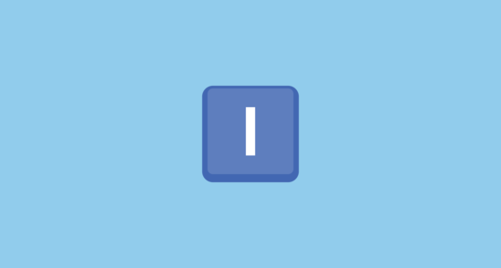 Regional Indicator Symbol Letter I Emoji on Facebook 2.2