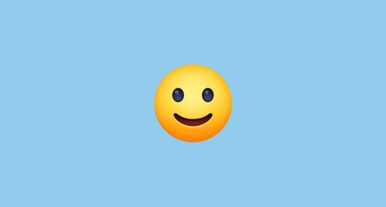 π Slightly Smiling Face Emoji on Facebook 4.0