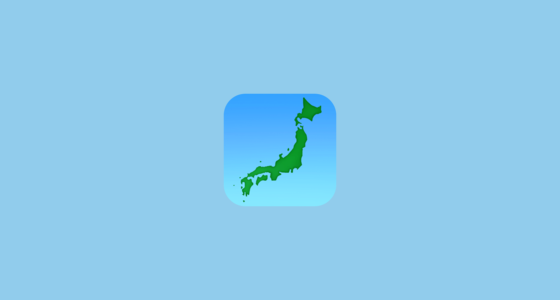 🗾 Kaart Van Japan Emoji on Facebook 13.1
