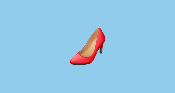 👠 High-Heeled Shoe Emoji on Facebook 13.0