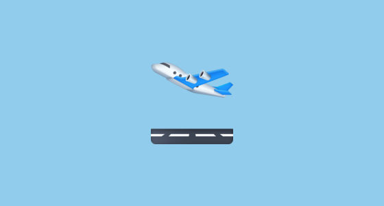 π« Airplane Departure Emoji on Facebook 14.0