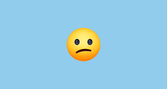 😕 Confused Face Emoji on Facebook 15.0