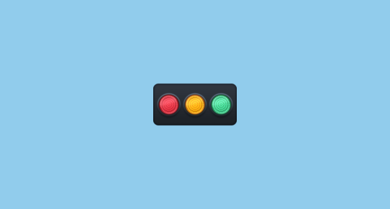 🚥 Horizontal Traffic Light Emoji on Facebook 15.0