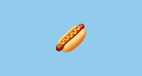 🌭 Hot Dog Emoji on Facebook 15.0