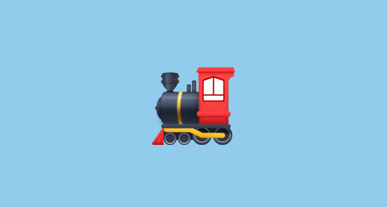 π Locomotive Emoji on Facebook 15.0