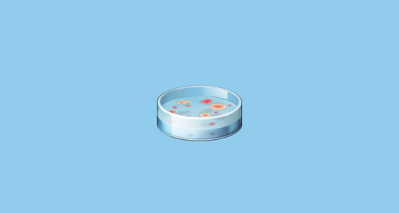 🧫 Petri Dish Emoji on Facebook 15.0