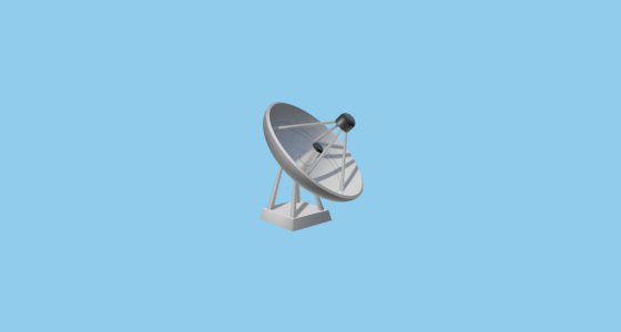 π‘ Satellite Antenna Emoji on Facebook 15.0
