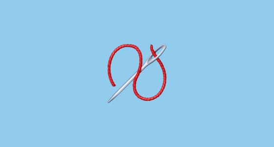 🪡 Sewing Needle Emoji on Facebook 15.0