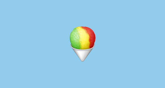 π§ Shaved Ice Emoji on Facebook 15.0