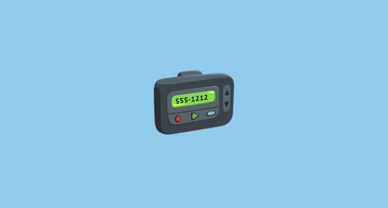 ๐ Pager Emoji on Messenger 1.0