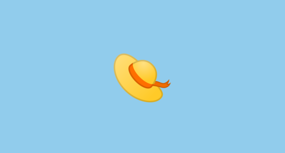 👒 Chapéu Feminino Emoji on Google Noto Color Emoji Android 8.1