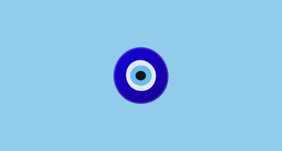 🧿 Nazar Amulet Emoji on Google Noto Color Emoji Android 11.0