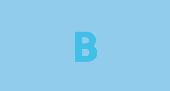 Regional Indicator Symbol Letter B Emoji on Google Noto Color Emoji ...
