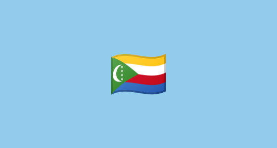 🇰🇲 Drapeau: Comores Emoji on Google Noto Color Emoji Android 11.0