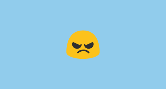 😠 Angry Face Emoji on Google Noto Color Emoji Android 5.0