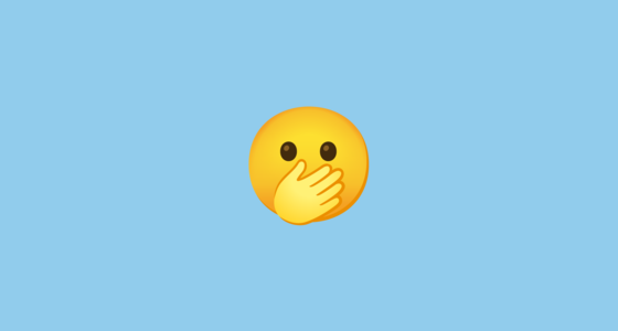 🫢 Face with Open Eyes and Hand Over Mouth Emoji on Google Noto Color ...