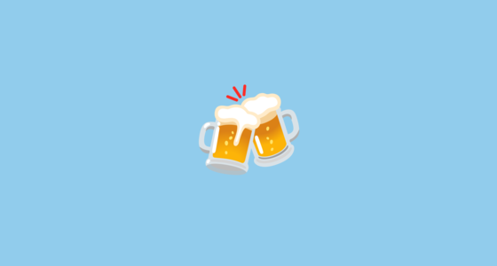 π» Clinking Beer Mugs Emoji on Google Noto Color Emoji 15.0