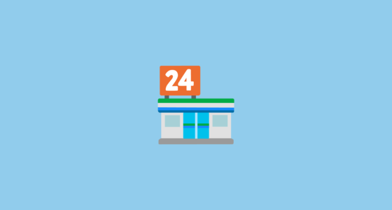 πͺ Convenience Store Emoji on Google Noto Color Emoji 15.0
