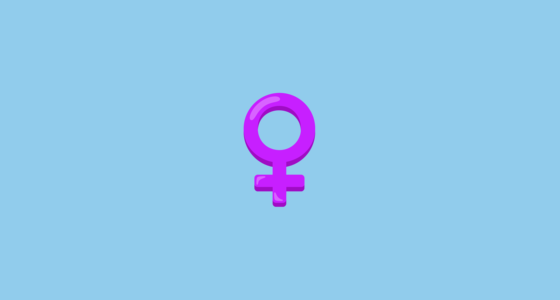 ♀️ Símbolo De Feminino Emoji on Google Noto Color Emoji 15.0