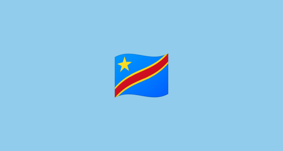 🇨🇩 Drapeau: Congo-Kinshasa Emoji on Google Noto Color Emoji 15.0