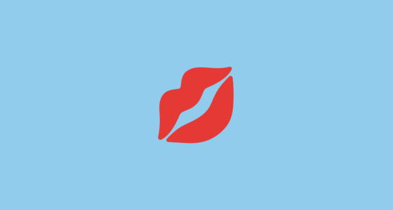 π Kiss Mark Emoji on Google Noto Color Emoji 15.0