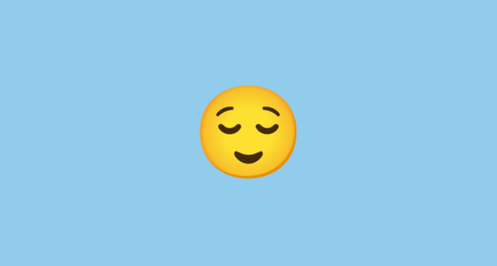 ๐ Cara De Alivio Emoji on Google Noto Color Emoji 15.0
