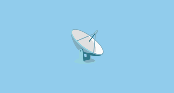 π‘ Antena De SatΓ©lite Emoji on Google Noto Color Emoji 15.0