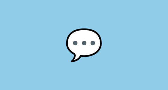 ๐ฌ Speech Balloon Emoji on Google Noto Color Emoji 15.0