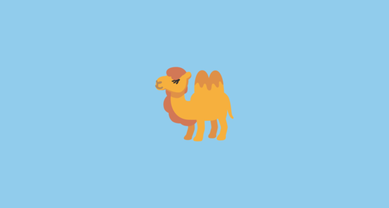 π« Two-Hump Camel Emoji on Google Noto Color Emoji 15.0