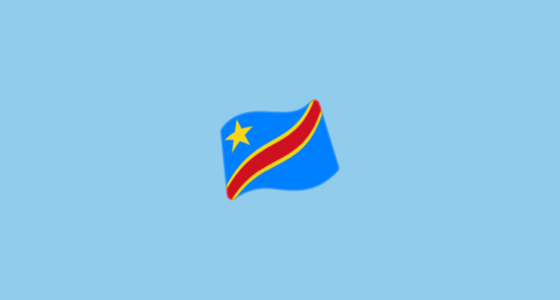 🇨🇩 Drapeau: Congo-Kinshasa Emoji on Google Noto Color Emoji Android 6.0.1