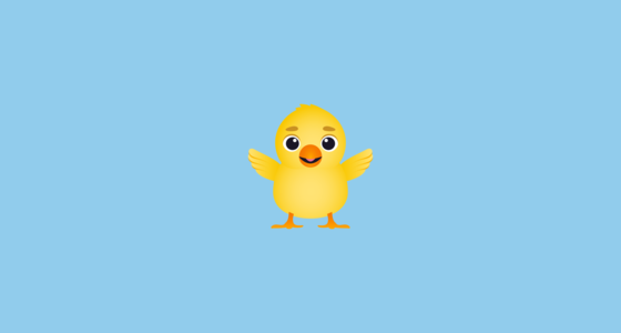 🐥 Poussin De Face Emoji on JoyPixels 6.0
