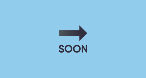 🔜 Flecha Soon Emoji on JoyPixels 6.0