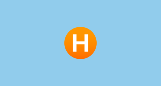 Regional Indicator Symbol Letter H Emoji on JoyPixels 6.6