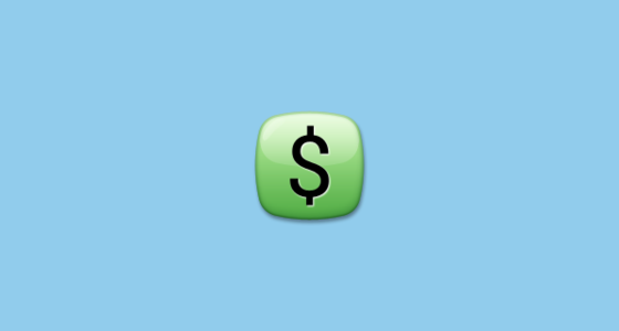 π² Heavy Dollar Sign Emoji on LG G5