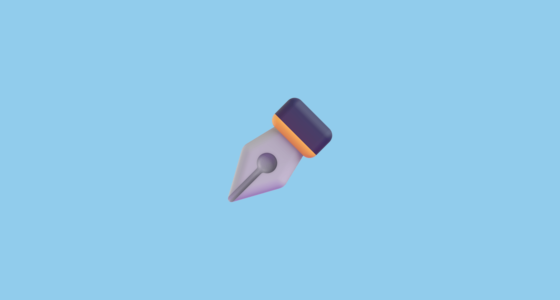 ️ Black Nib Emoji on Microsoft Teams 15.0