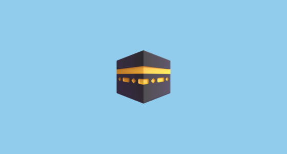 🕋 Kaaba Emoji on Microsoft Teams 15.0