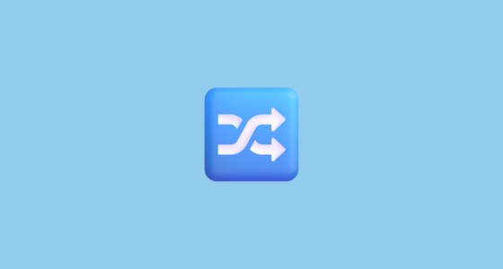 π Shuffle Tracks Button Emoji on Microsoft Teams 15.0