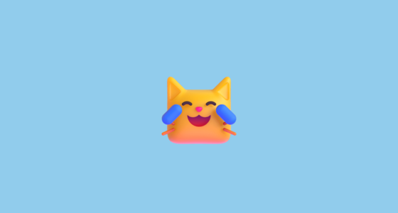 😹 Katze Mit Freudentränen Emoji on Microsoft Teams 14.0