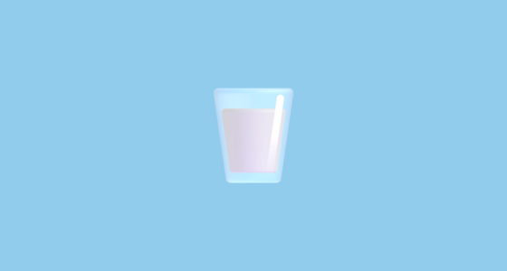 π₯ Vaso De Leche Emoji on Microsoft Teams 14.0