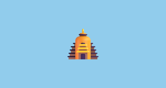 🛕 Hindu Temple Emoji on Microsoft Teams 14.0