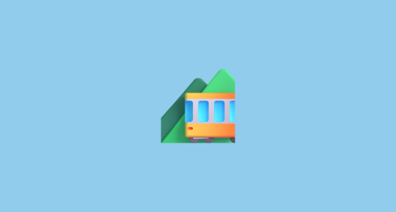 π Mountain Railway Emoji on Microsoft Teams 14.0