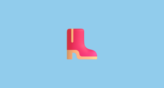 👢 Bota De Mujer Emoji on Microsoft Teams 14.0