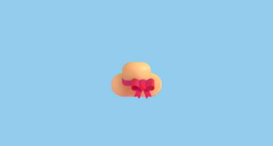 👒 여성용 모자 Emoji on Microsoft Teams 14.0