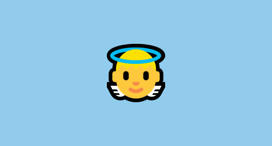 👼 小天使 Emoji on Microsoft Windows 10 May 2019 Update