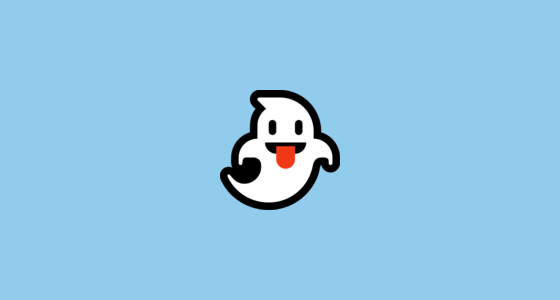 👻 鬼 Emoji on Microsoft Windows 11