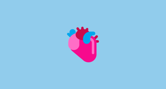 🫀 Corazón Humano Emoji on Microsoft Windows 11 November 2021 Update