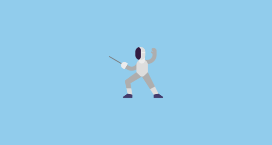 🤺 Person Fencing Emoji on Microsoft Windows 11 November 2021 Update