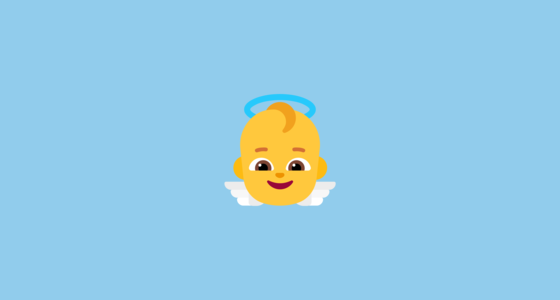 👼 小天使 Emoji on Microsoft Windows 11 22H2
